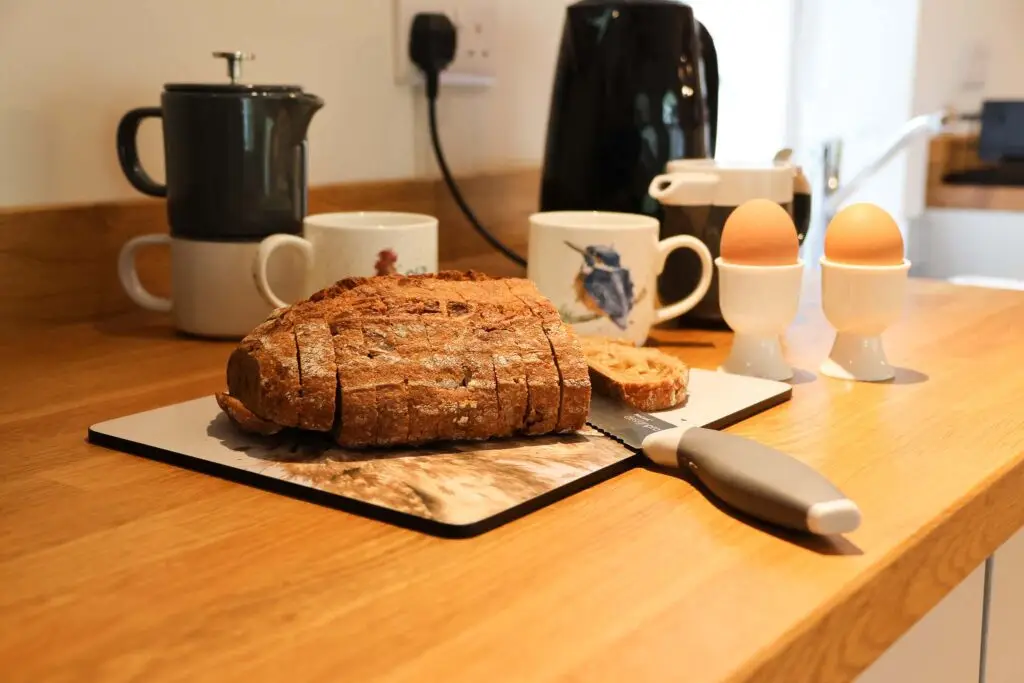 The perfect place to prepare a breakfast spread