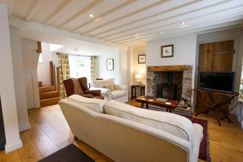 Cosy up by the fire after a long day's walk