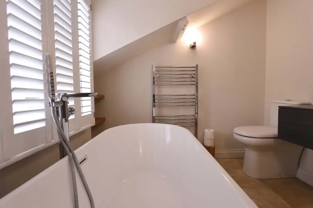 Soak up the view in our sumptuous bath!